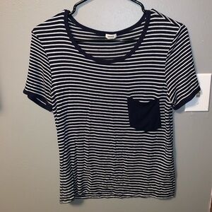 Striped Cropped T-Shirt